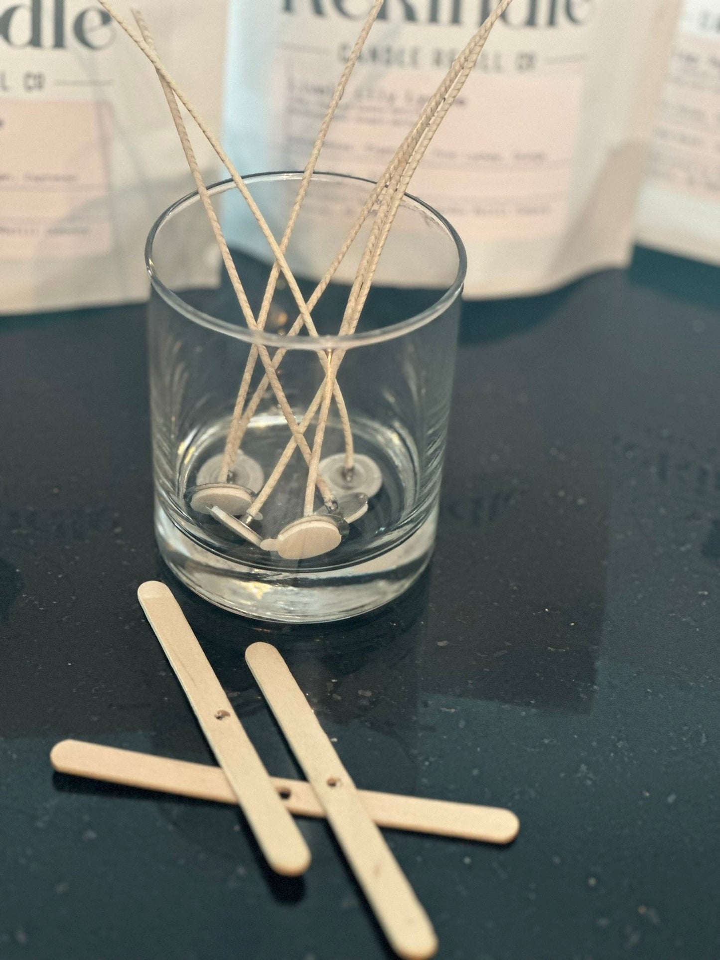 Extra Braided Wick and Alignment Stick